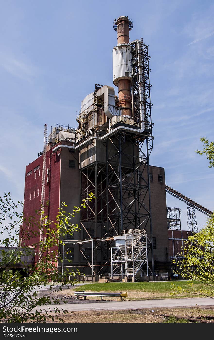 Power plant in Williamsport Maryland along the Potomac River