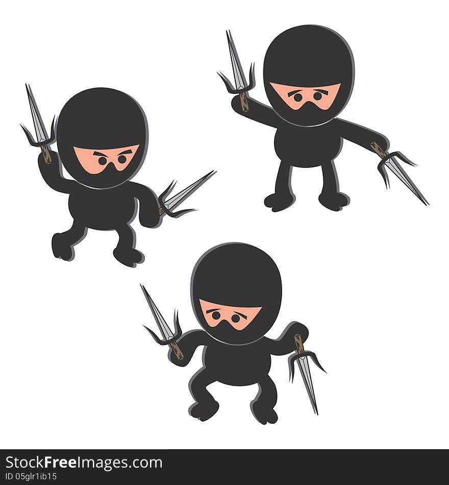 Ninja cartoon character