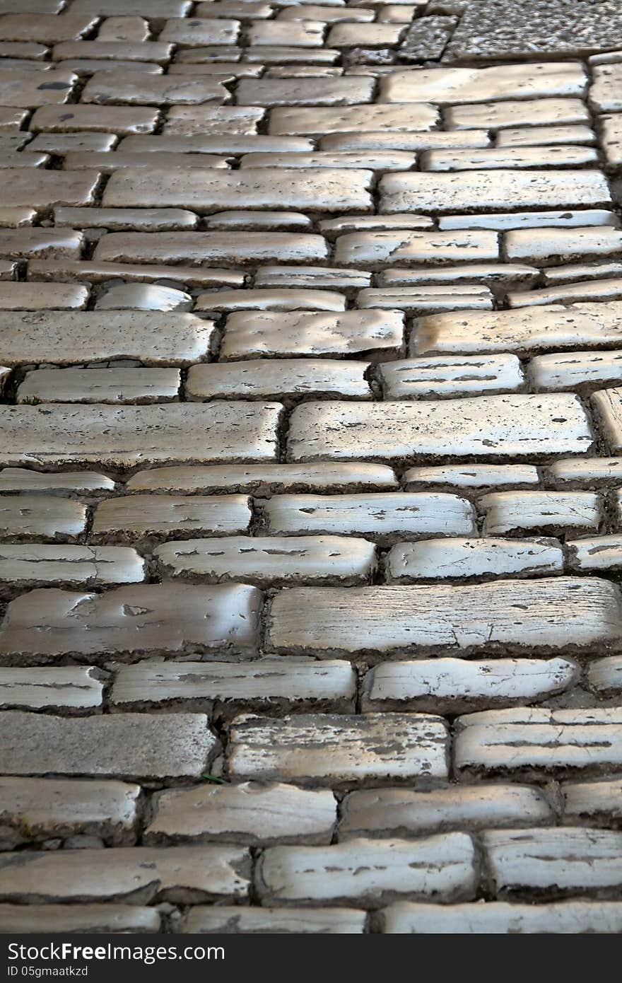 Closeup of block pavement - as a background. Closeup of block pavement - as a background