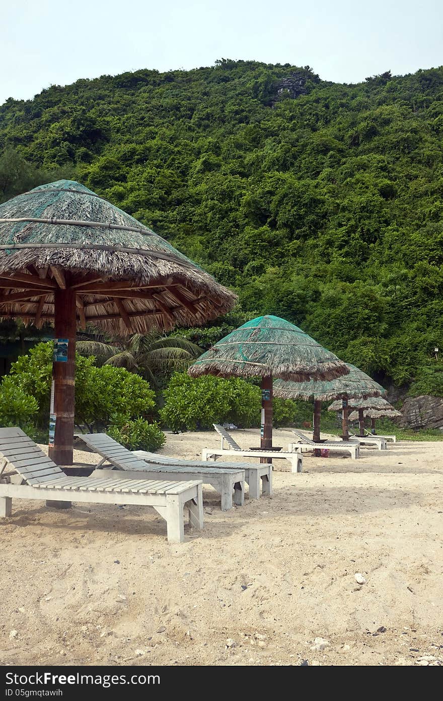 Beach at Cat Ba island