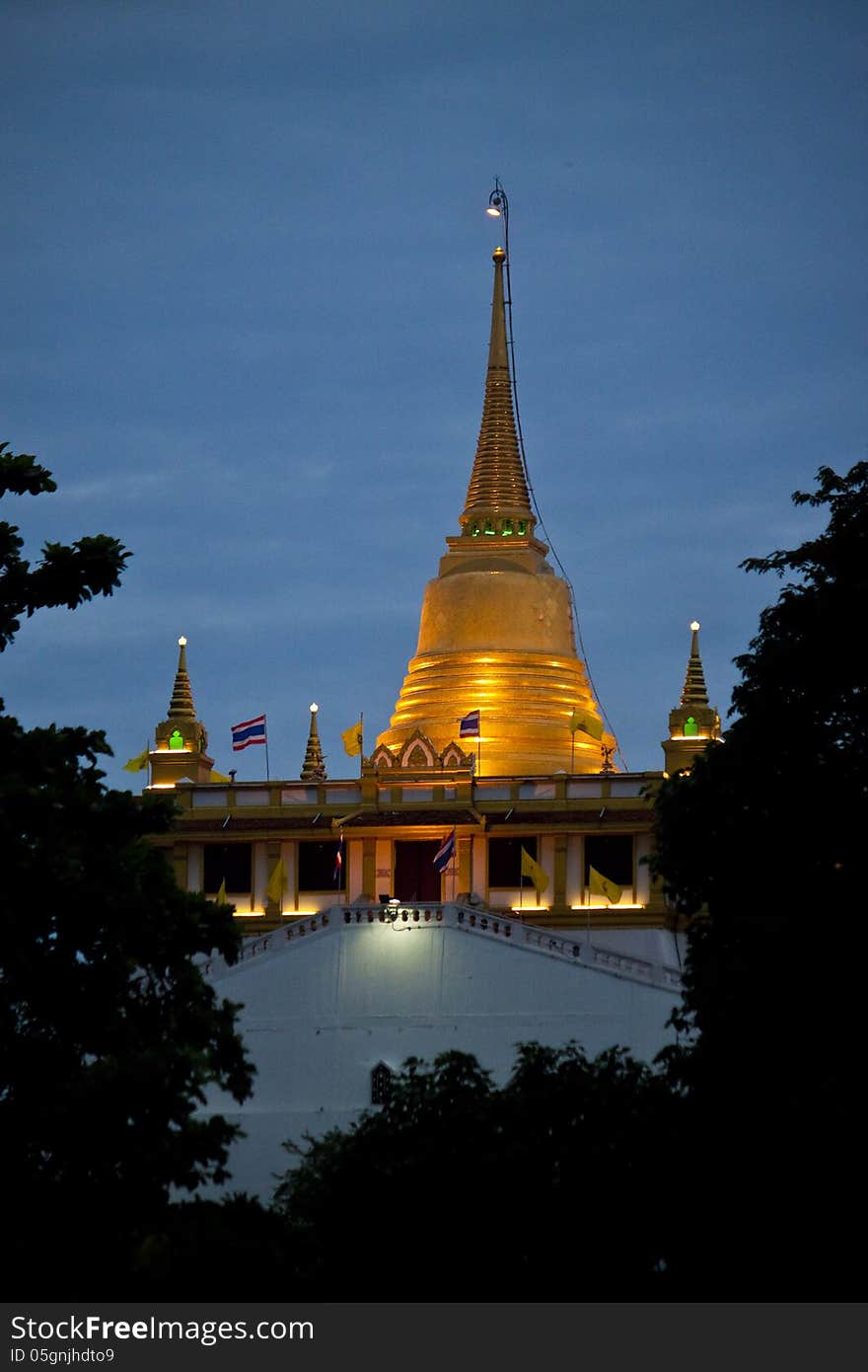 Golden Mount and Wat Saket, Bangkok, Thailand