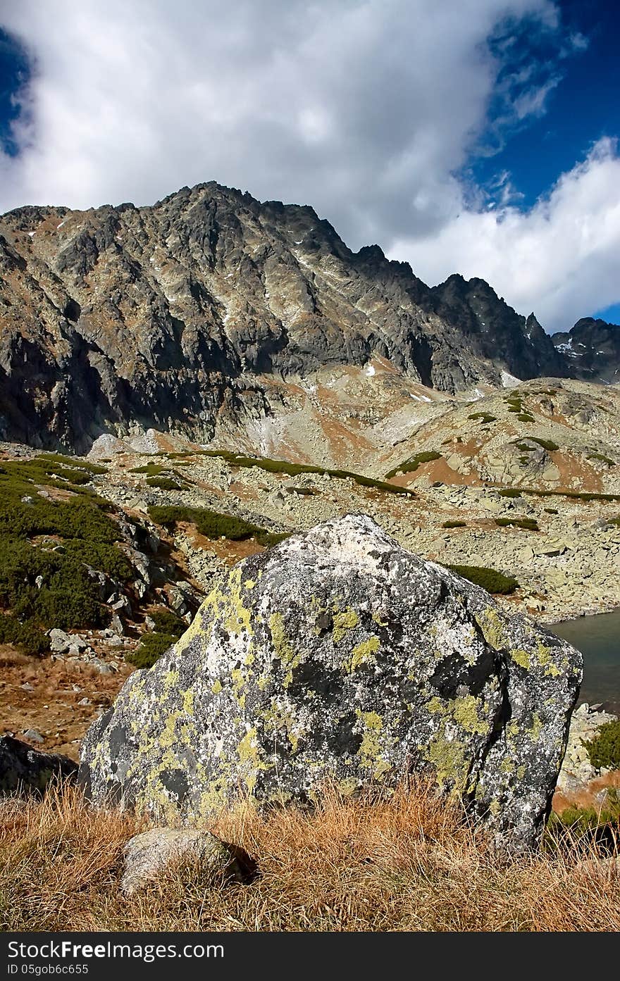 View of the Slovak mountains. View of the Slovak mountains