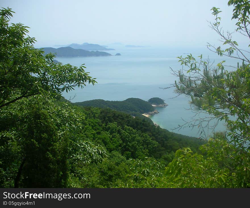 Looking out into the Yellow sea from the South Korean island of Deokjeok. Looking out into the Yellow sea from the South Korean island of Deokjeok.