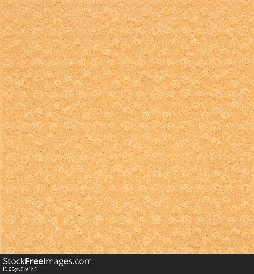 Yellow sponge rubber texture