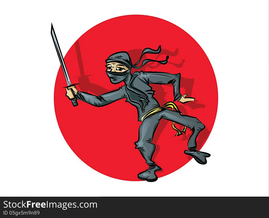 Ninja Cartoon