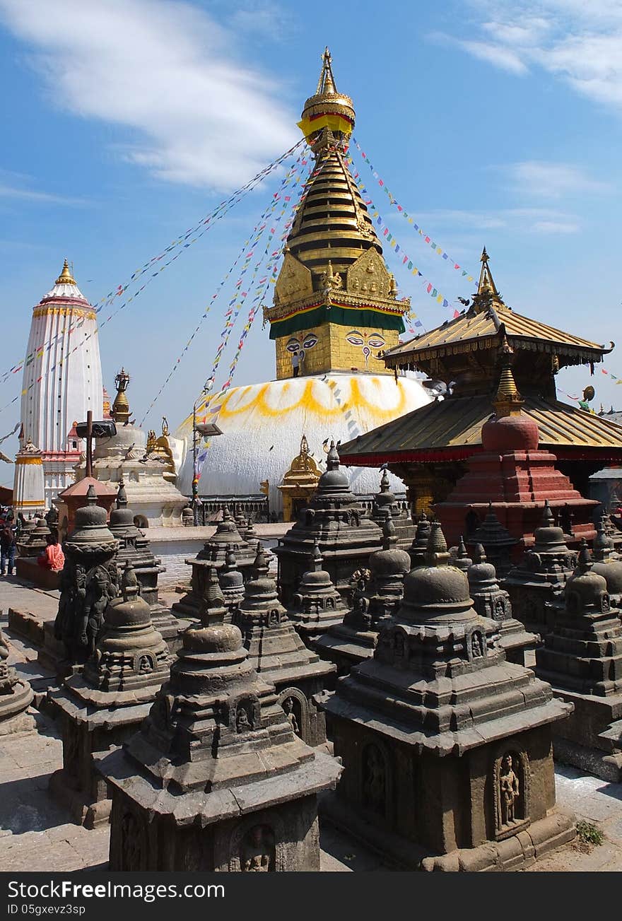 The Stupa of Swayambunath, Nepal