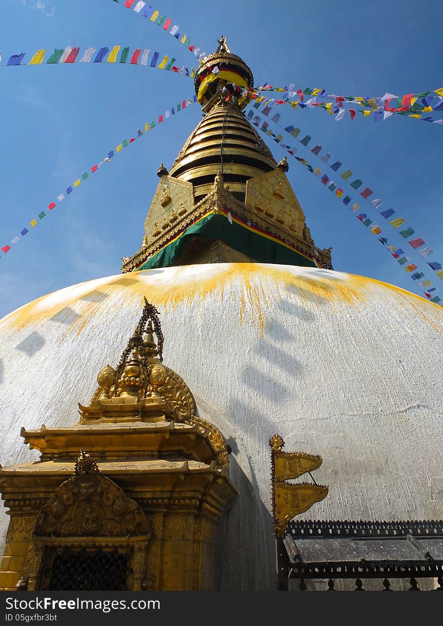 Swayambhunath is among the oldest religious sites in Nepal. According to ancient scriptures Swayambhunath was founded in the beginning of the 5th century and has become an important center for Buddhist and Hindus alike. Swayambhunath is among the oldest religious sites in Nepal. According to ancient scriptures Swayambhunath was founded in the beginning of the 5th century and has become an important center for Buddhist and Hindus alike.