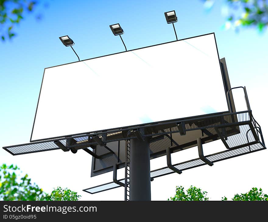 Blank Billboard.