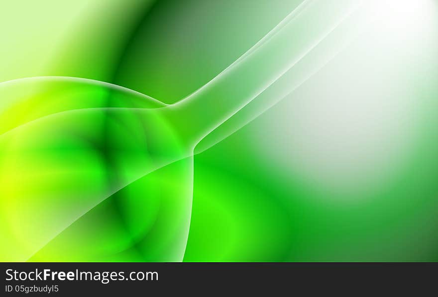 Green abstract background.