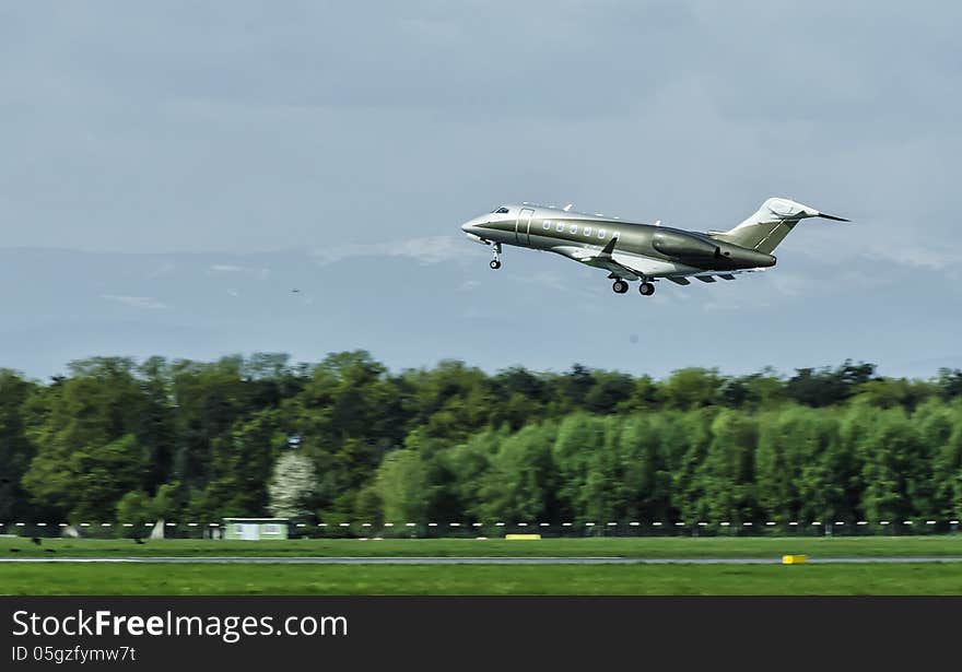 A flight taking off the ground. A flight taking off the ground.