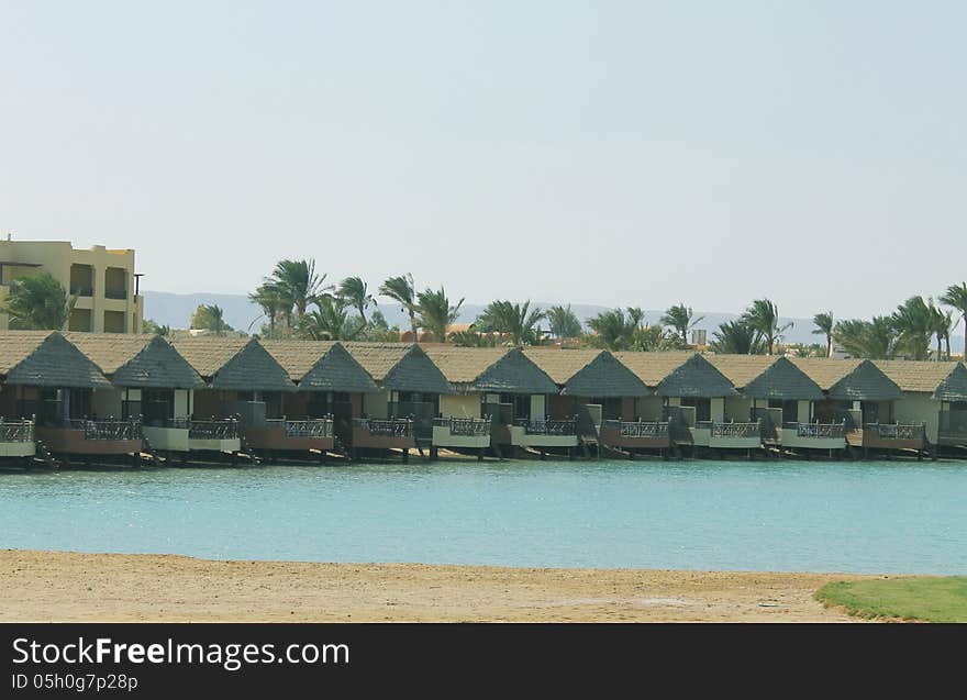 Beautiful bungalow on the water. Beautiful bungalow on the water