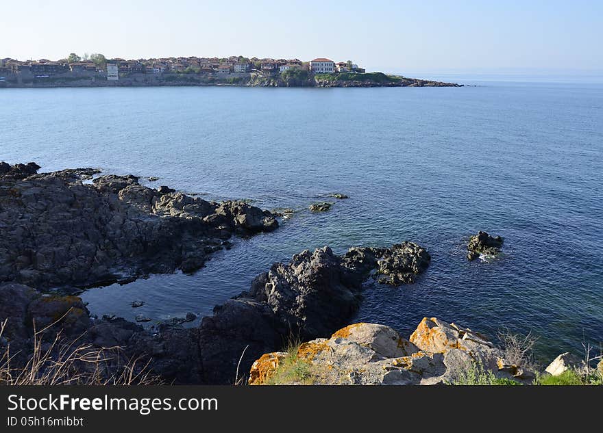 Hanioti beach near Kalitheea resort in Kassandra, Greece