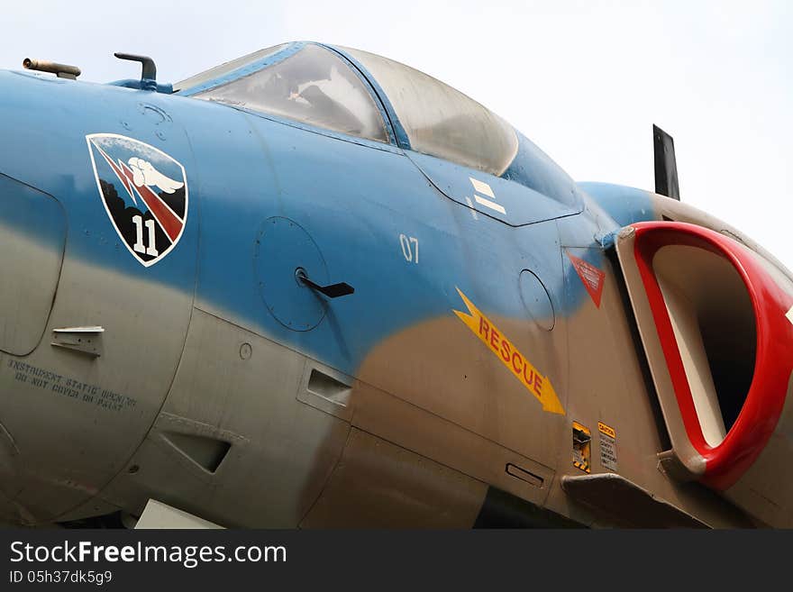 Canopy of the A4 Skyhawk Fighter Bomber. Canopy of the A4 Skyhawk Fighter Bomber