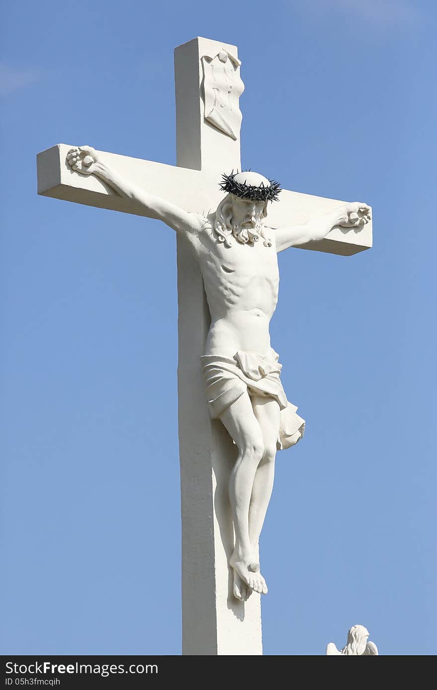 Sculpture of Crossed Christ