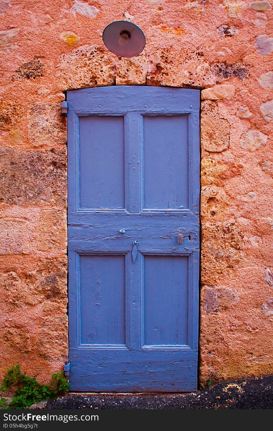 A typical provence door