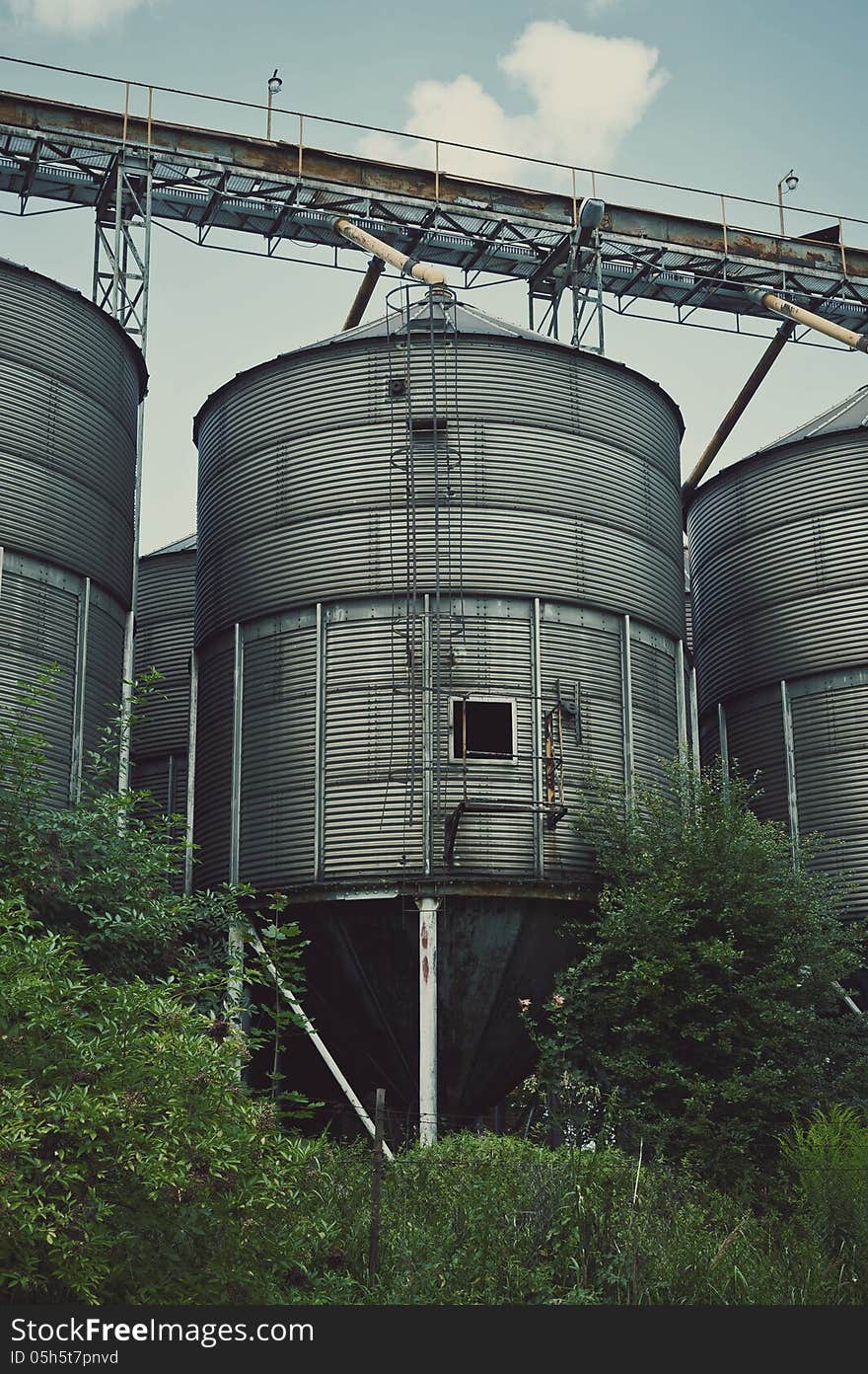 Old Factory Ironworks and Silos