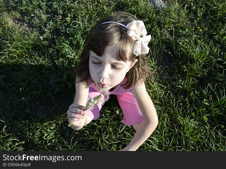 Girl With Dandelion