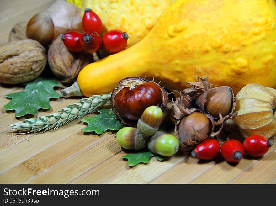 Autumn background for Thanksgiving day.