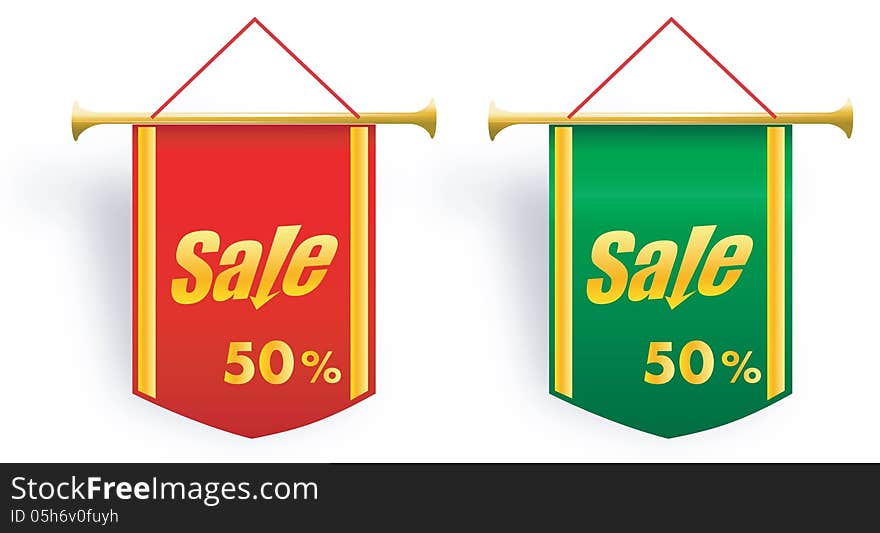 Set of sale vector banner. illustration vector