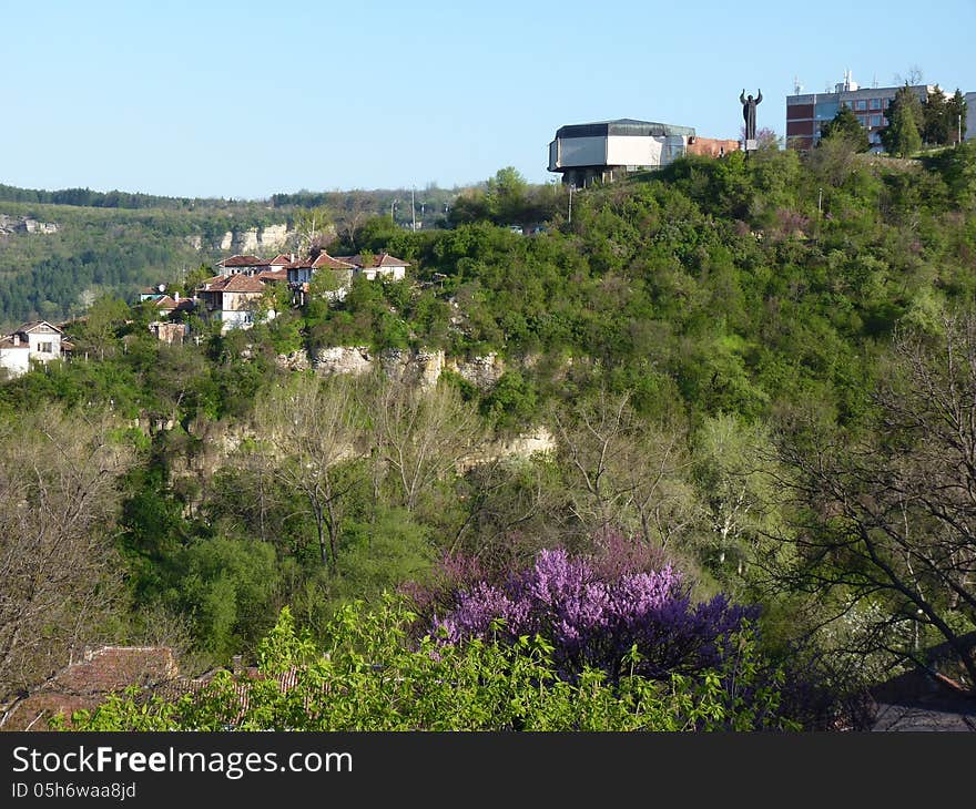 Statue At Veliko Tarnovo University, Bulgaria