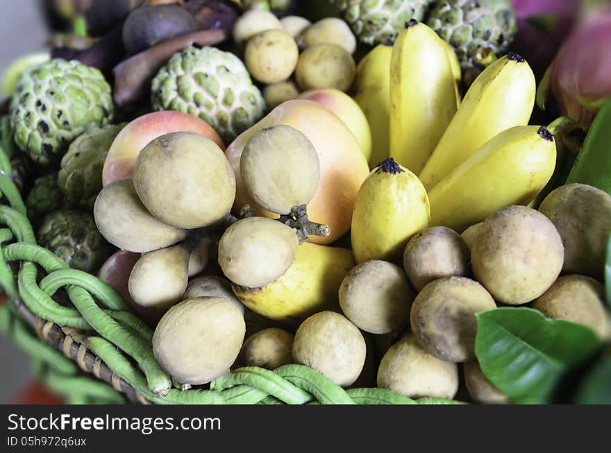 Many fruit on the plate