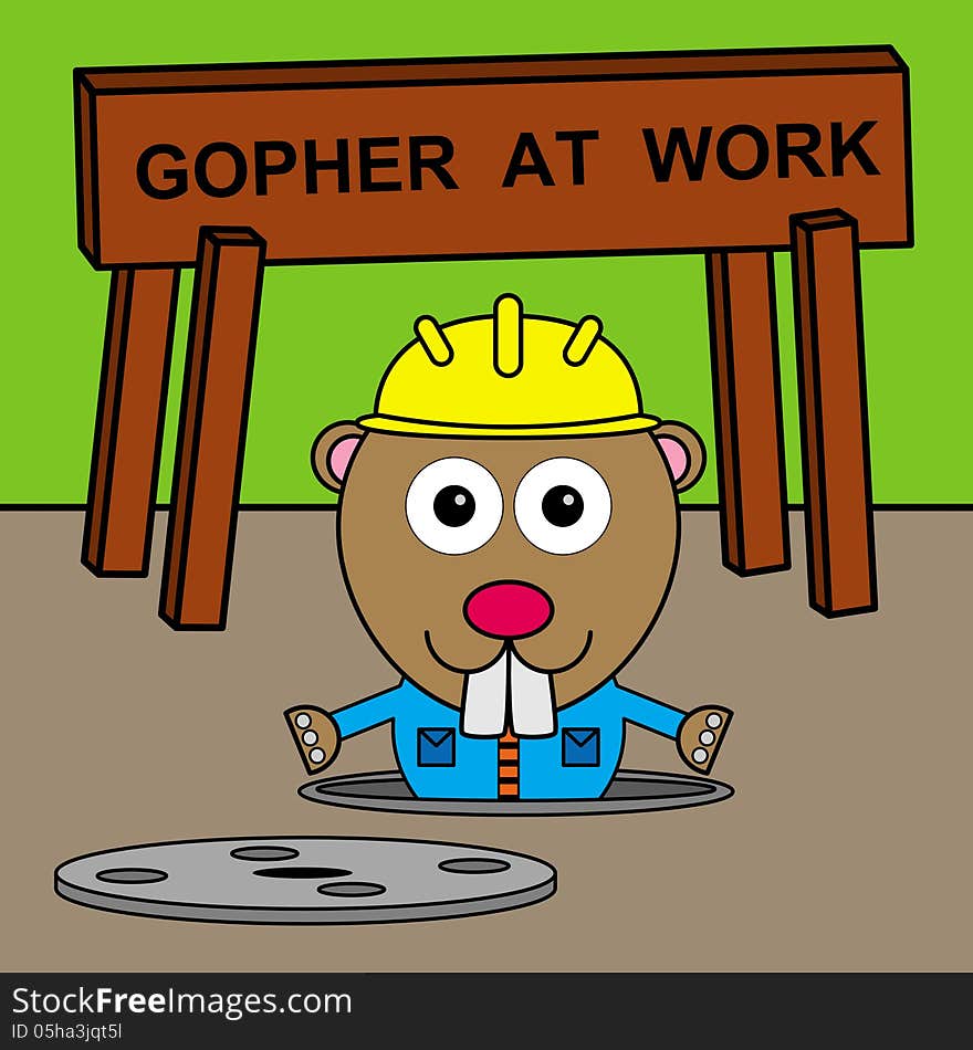 Gopher S Manhole