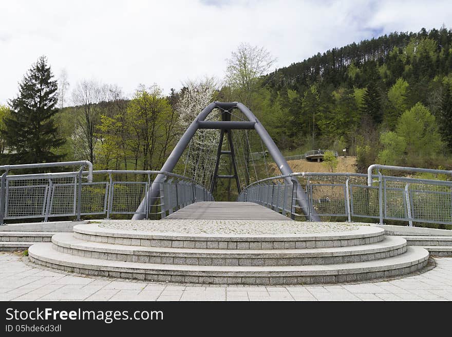 Bridge in the mountains in Hungary Hill of Poland