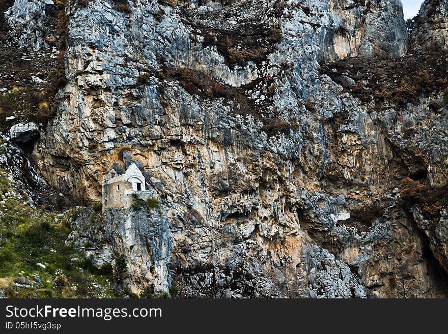 A steep slope near Tovere. A steep slope near Tovere