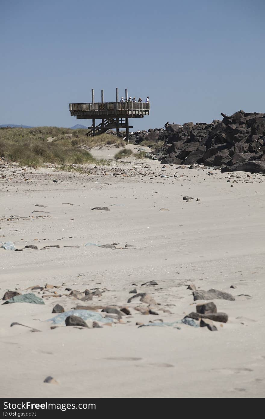 Viewing Platform At The South Jetty