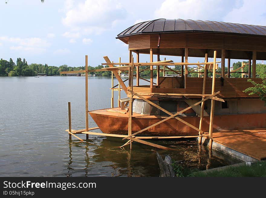 Wooden boat repair