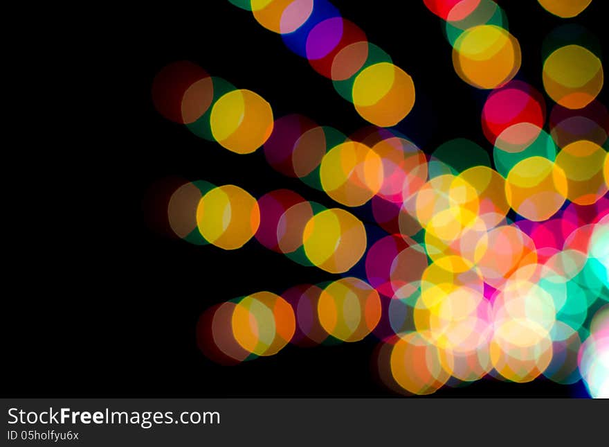 Abstract background black blurred bokeh bright brightly
