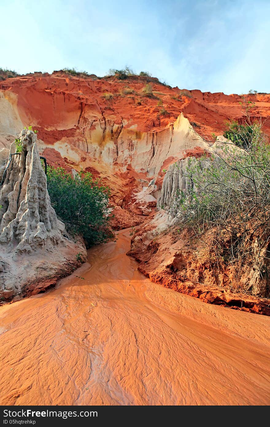 Ham Tien canyon in Vietnam