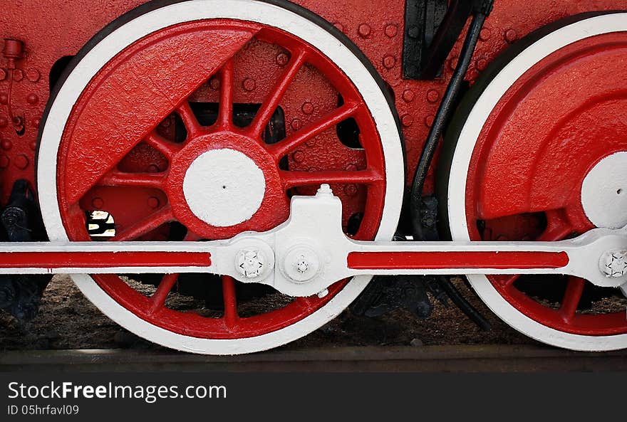 Vintage steam locomotive