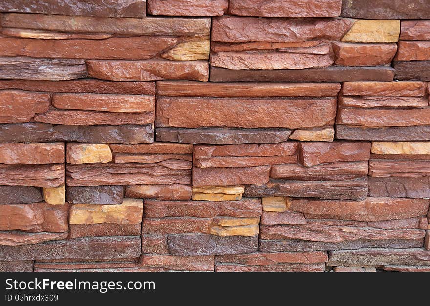 Stacked stone wall texture