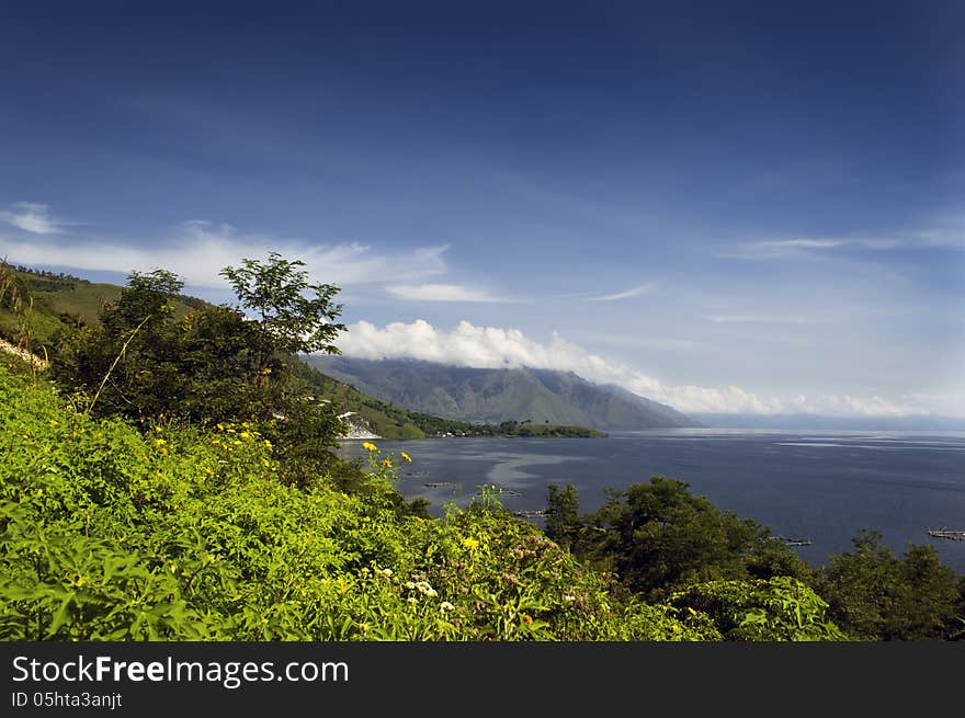 View of Lake Toba