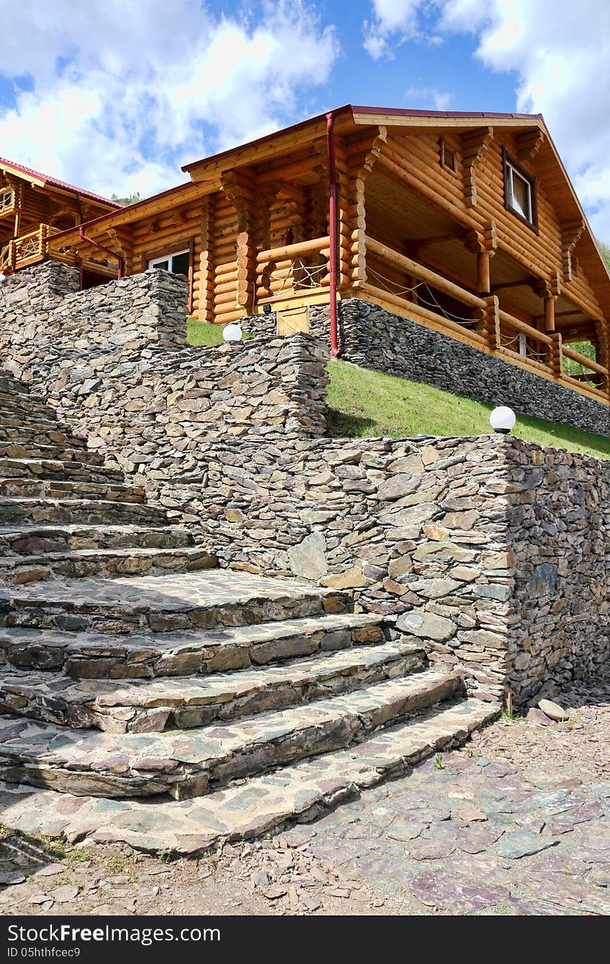 Recreation center in Altay mountains