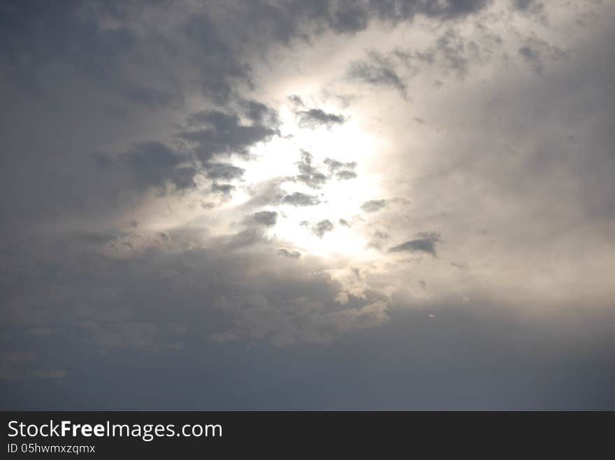 Beautiful cloud formation in the sky. Beautiful cloud formation in the sky