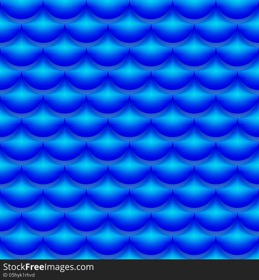 Fish scale pattern