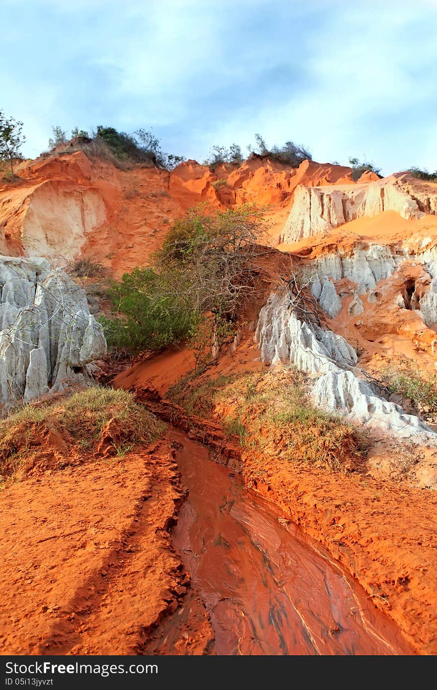 Ham Tien canyon. Mui Ne. Vietnam