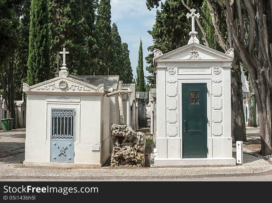 Cemetery In Lisbon, Portugal