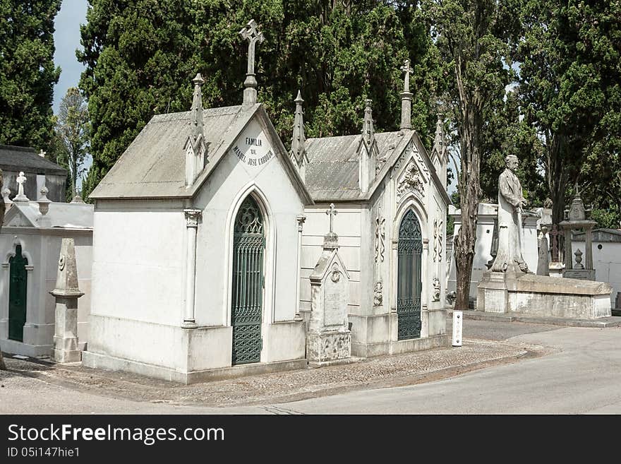 Cemetery in Lisbon, Portugal