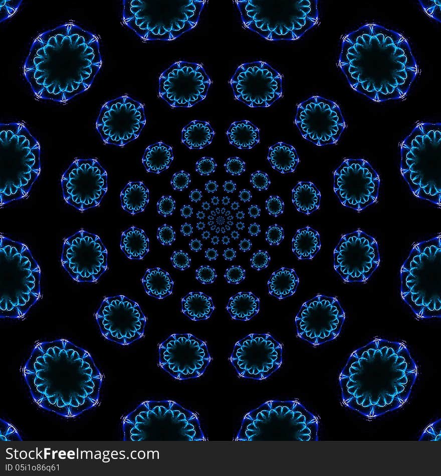 Blue Kaleidoscope