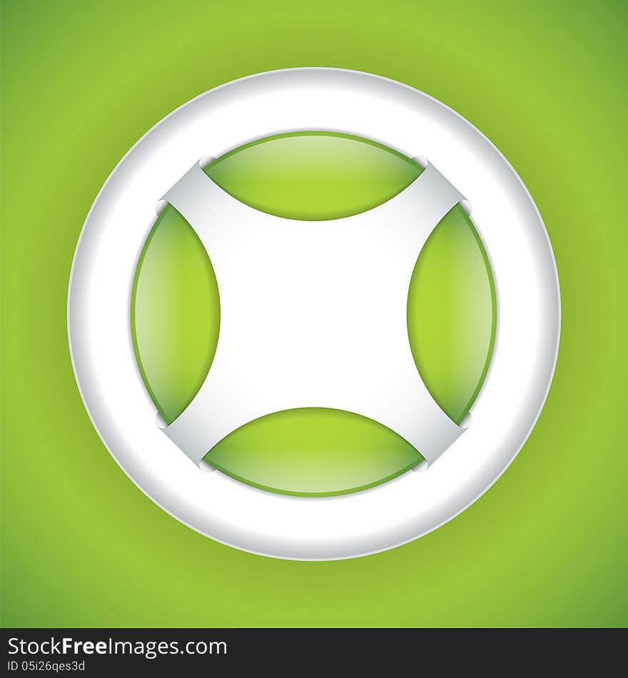 Green Modern Design template.Vector