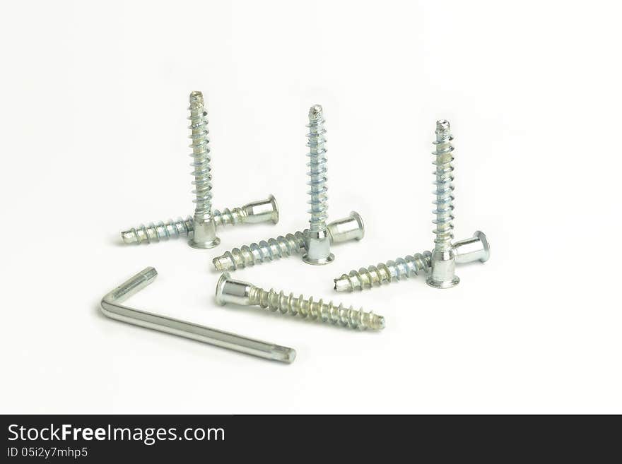 Hallen screws and key