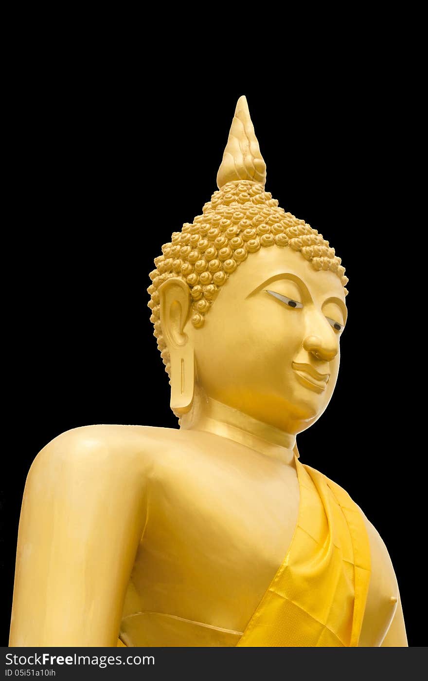 A image or Statue of Buddha that Seated in The attitude of meditation and Sitting cross-legs with one top of another. A image or Statue of Buddha that Seated in The attitude of meditation and Sitting cross-legs with one top of another.