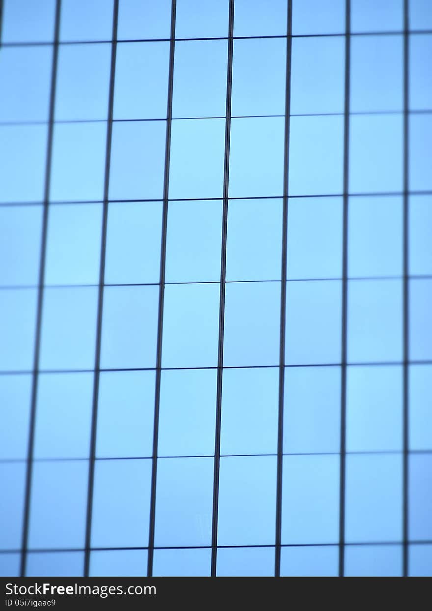 Abstract pattern of glass building in blur effect. Abstract pattern of glass building in blur effect