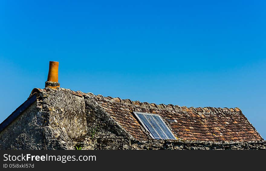 Roof of the old house