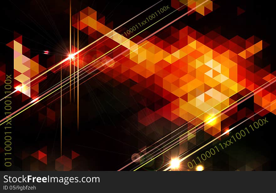 Abstract Geometric Background Design.