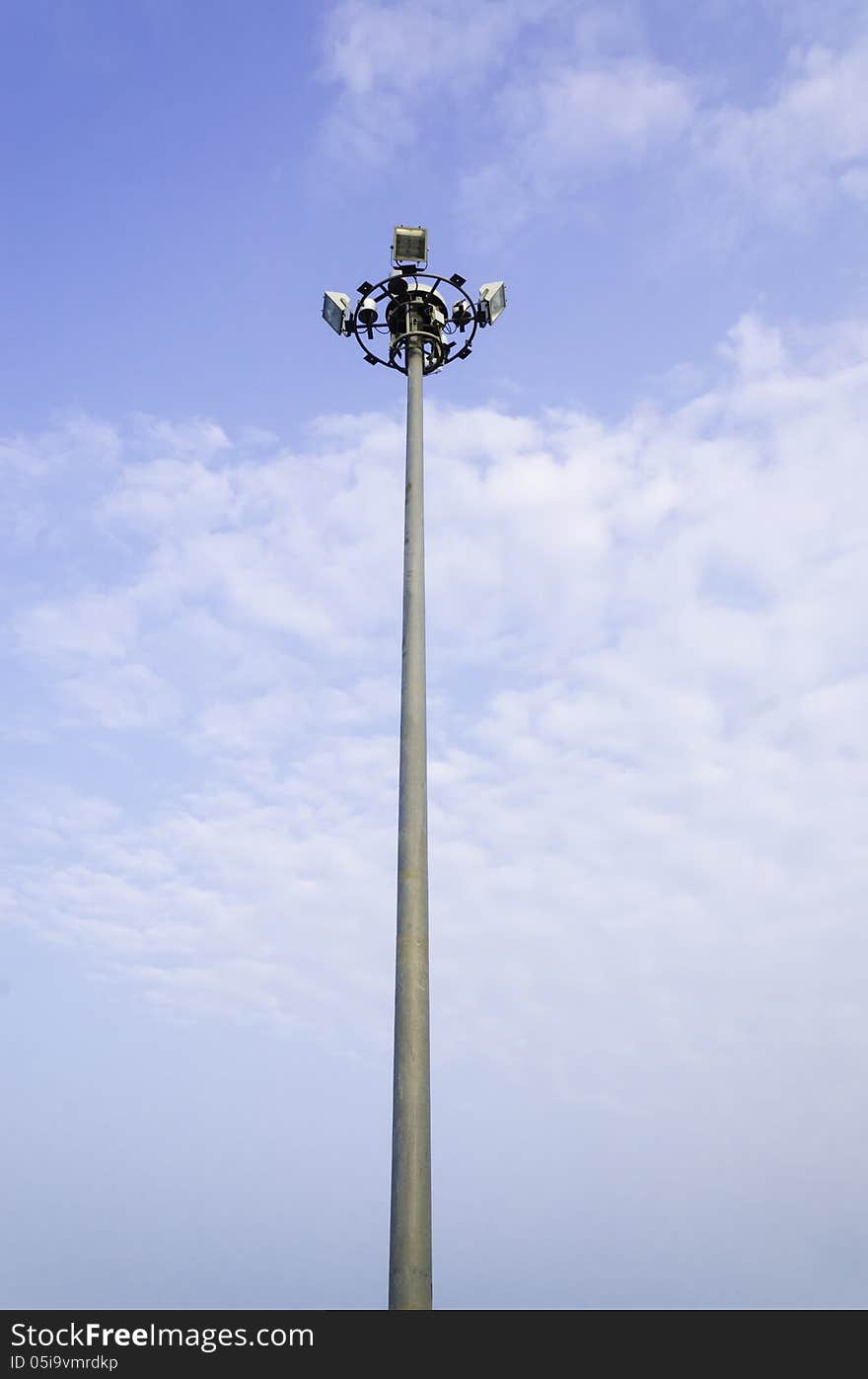 Light poles for use in the field or street