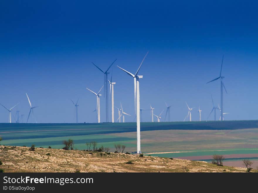 Wind turbines in Eastern Europe